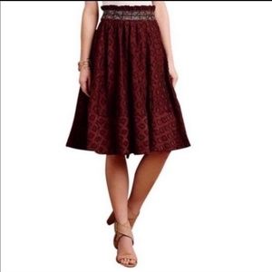 Anthropologie Aline textured skirt.